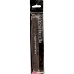 Salon Services Foam Nail File Black 240 Grit Single