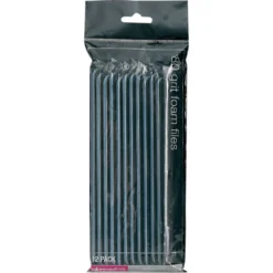 Salon Services Foam Nail File Black 80 Grit Pack of 12