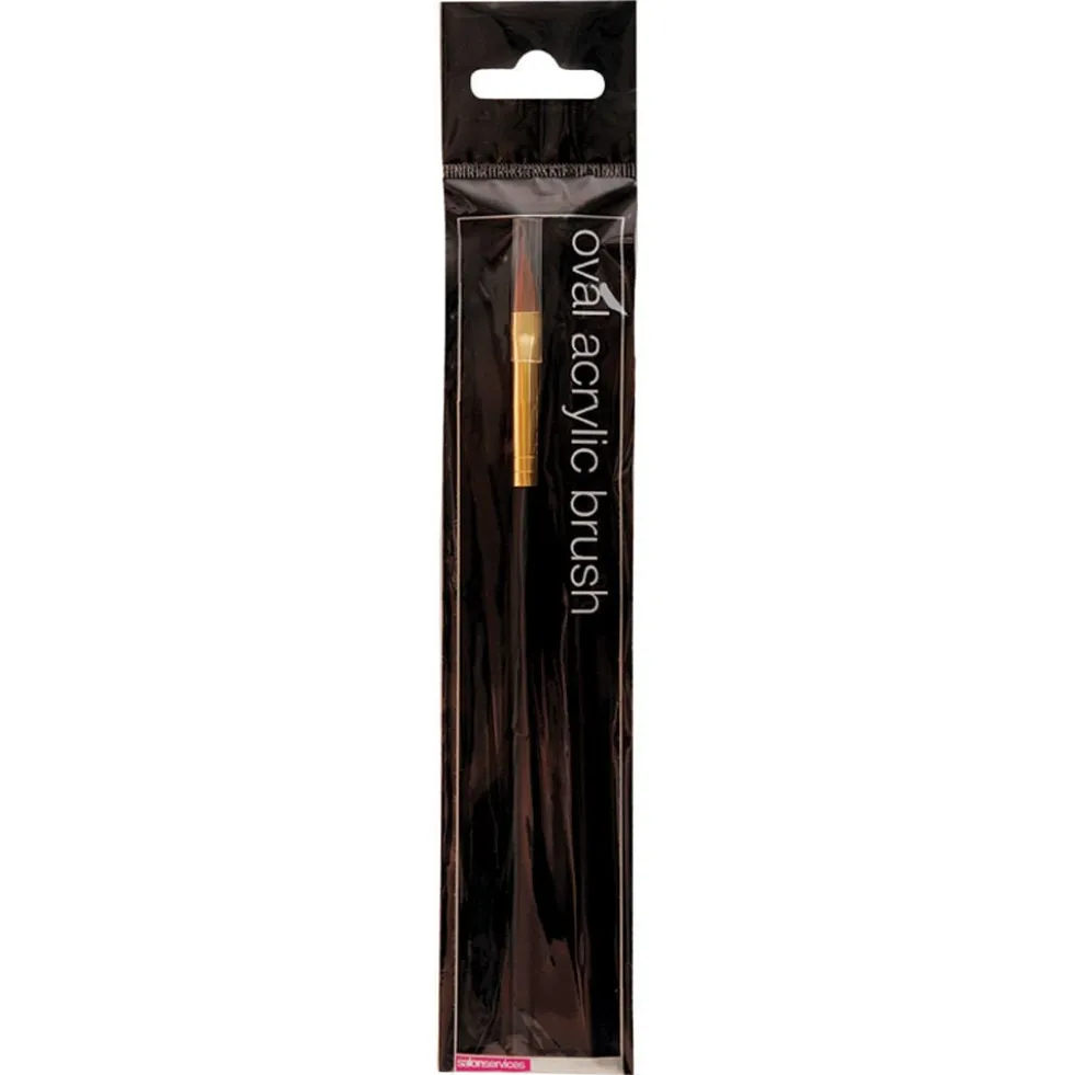 Salon Services Oval Acrylic Brush
