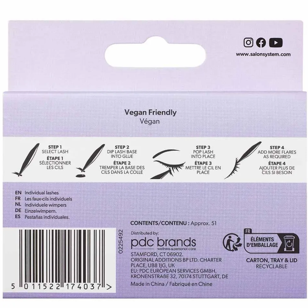 Salon System Individual Lash Luxe 3D Short