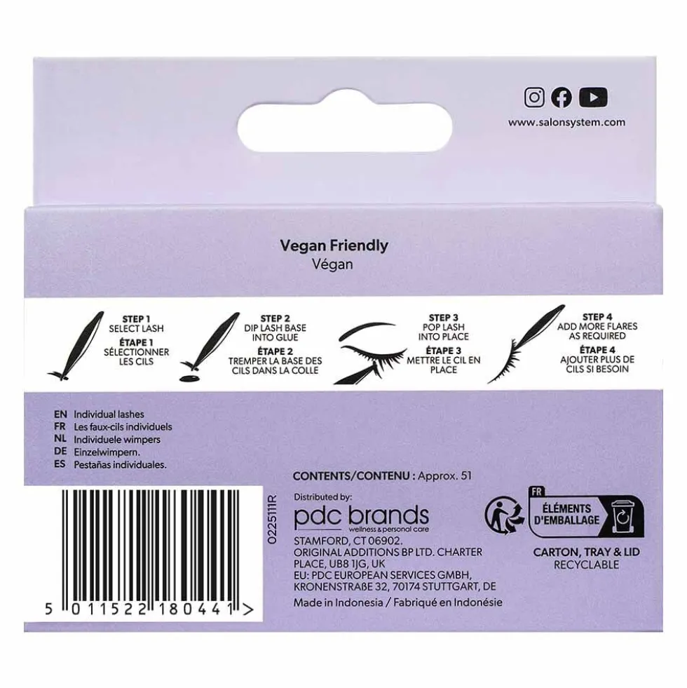 Salon System Individuals Bulb Free - Short 10mm
