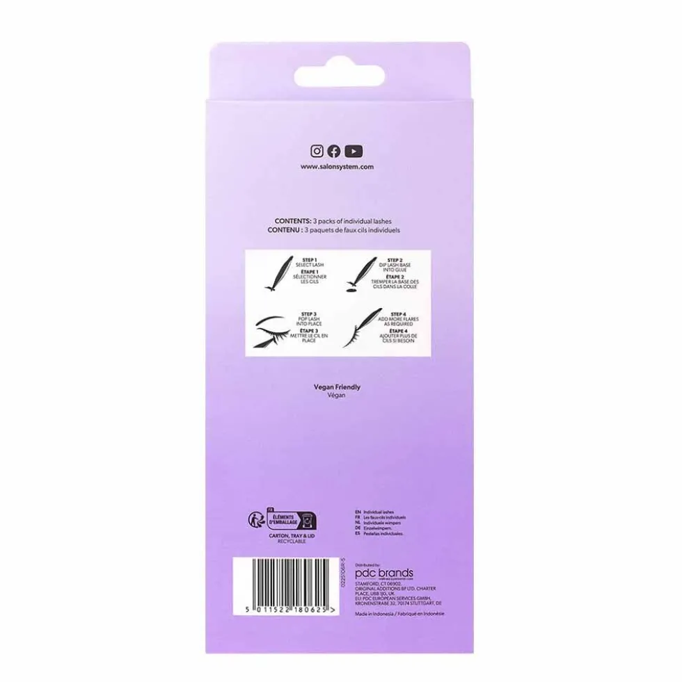 Salon System Individuals Lashes Value Pack - Short