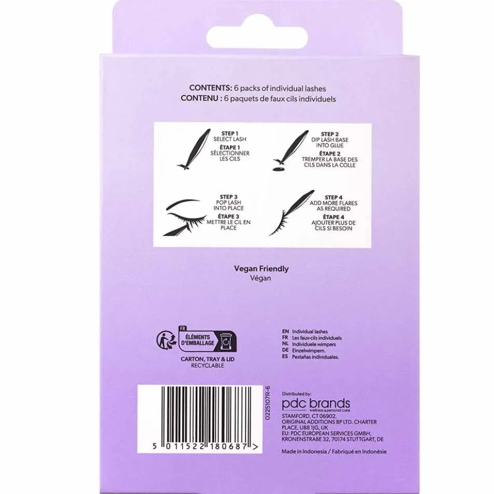 Salon System Individuals Medium Lashes, Extra Value pack