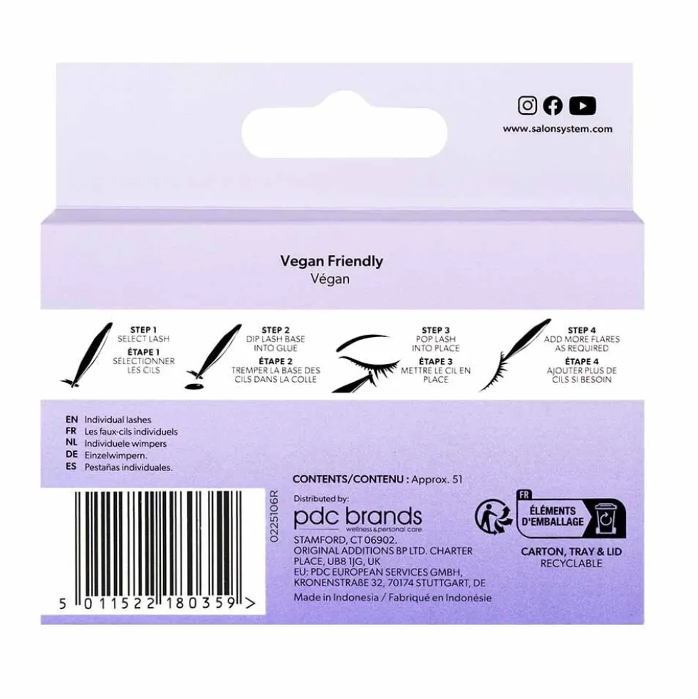 Salon System Individuals Volume Short Lashes