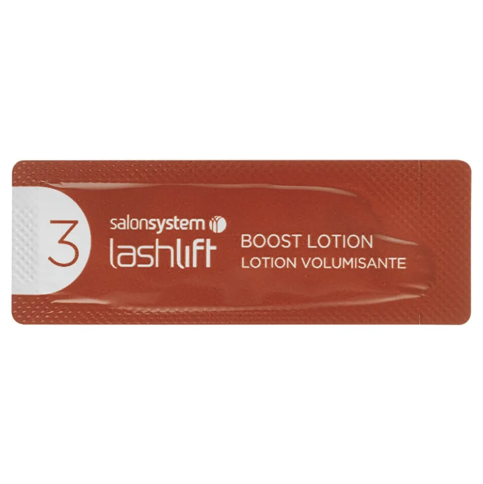 Salon System Lash and Brow Lift Boost Lotion Sachets, Pack of 15