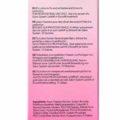 Salon System Lash & Brow Lift Fix Lotion Step 2 Sachets, Pack of 15
