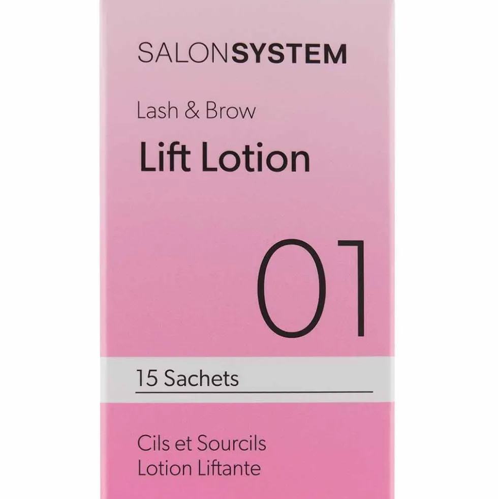 Salon System Lash & Brow Lift Lotion Step 1 Sachets, Pack of 15