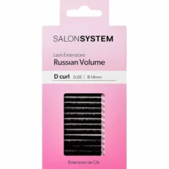 Salon System Lash Extensions Russian Volume D-Curl 0.05 8-14mm