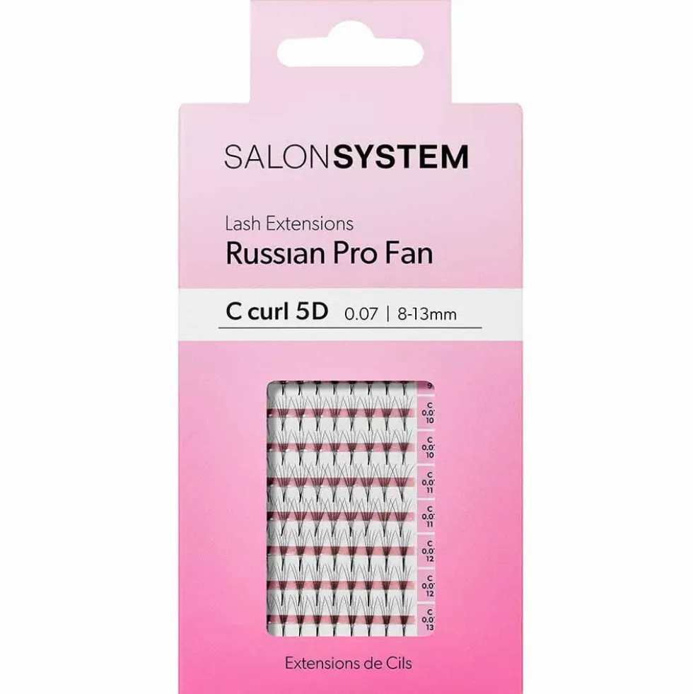 Salon System Lash Extensions ProFan C-Curl 5D 8-13mm