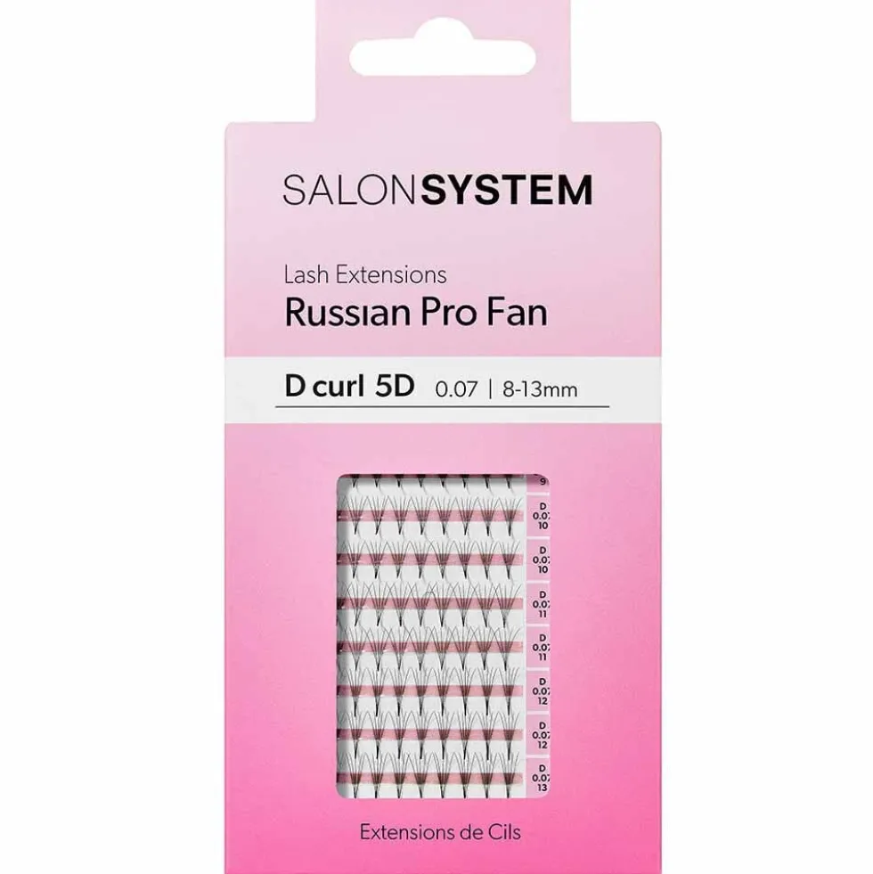 Salon System Lash Extensions ProFan D-Curl 5D 8-13mm