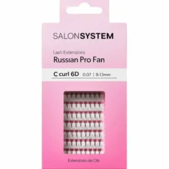 Salon System Lash Extensions ProFan C-Curl 6D 8-13mm 31g