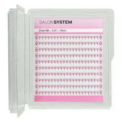 Salon System Lash Extensions Russian Pro Fan D Curl 0.07 - 10mm Extra Value Pack