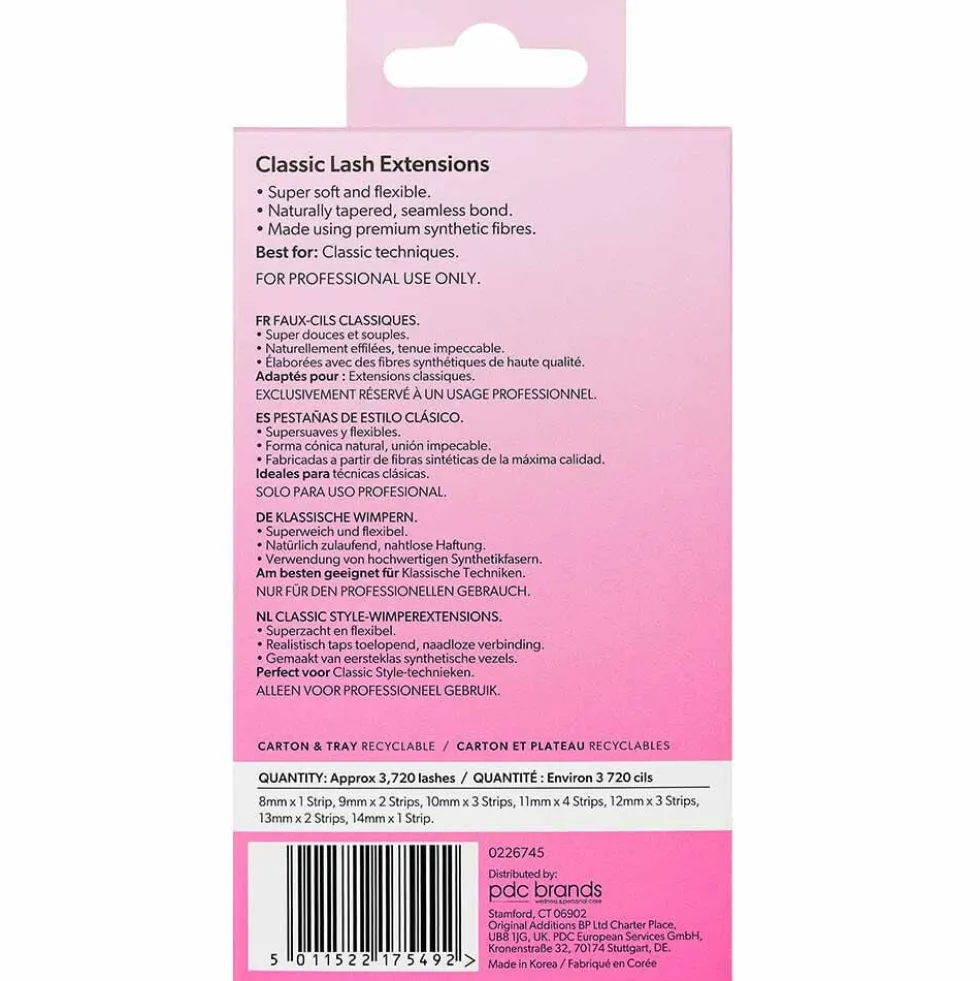 Salon System Lash Extensions Classic C-Curl 0.15 8-14mm