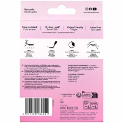 Salon System Strip Lash 022 3/4 Length, Pack of 5