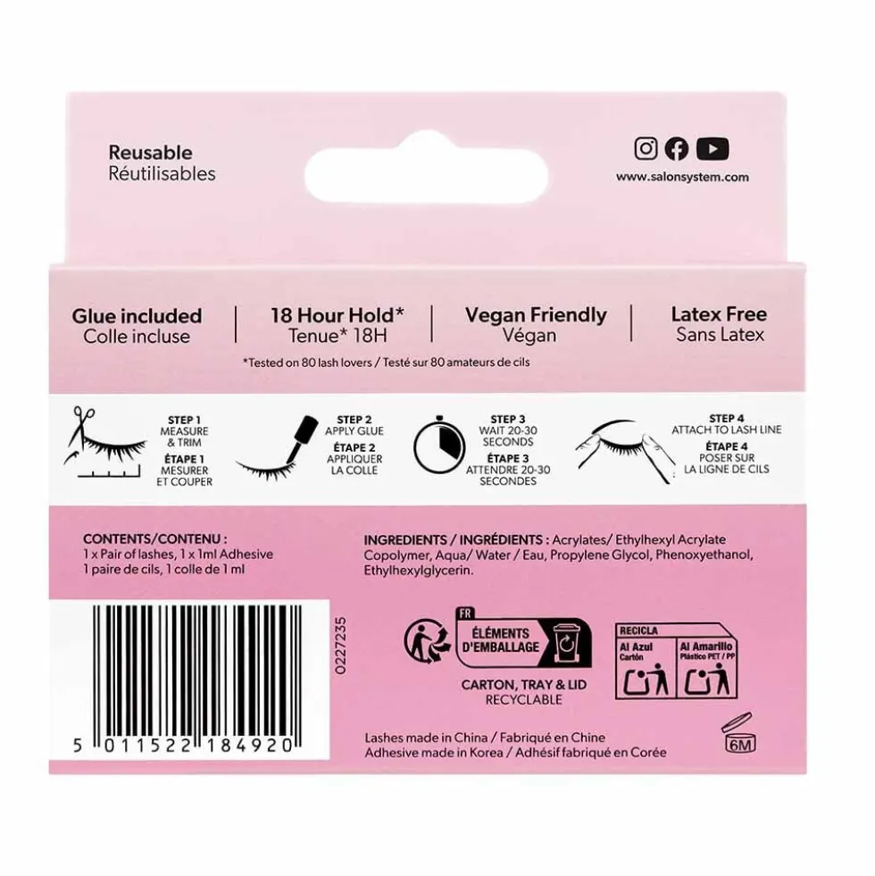 Salon System Strip Lash 132 Natural