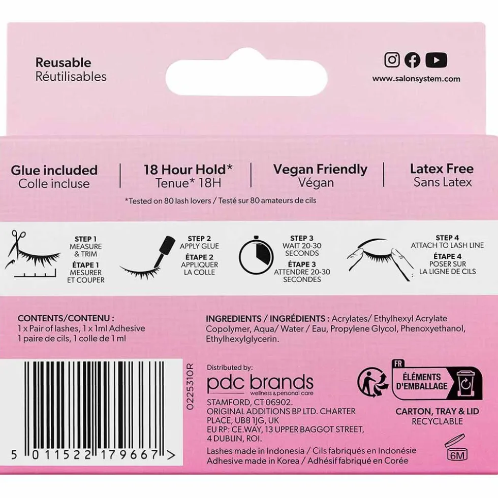 Salon System Strip 116 Natural