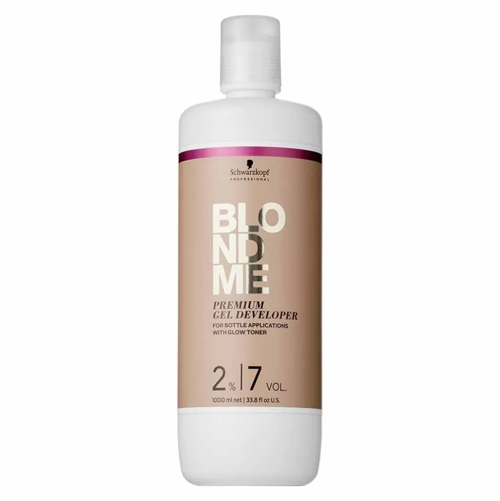 Schwarzkopf Professional BlondMe Premium Gel Glow Toner Developer - 2% 7 Vol 1l