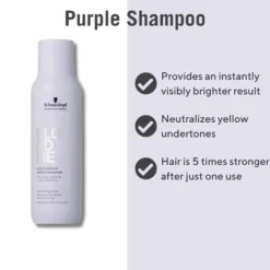 Schwarzkopf Professional BlondMe Bond Repair Purple Shampoo 300ml