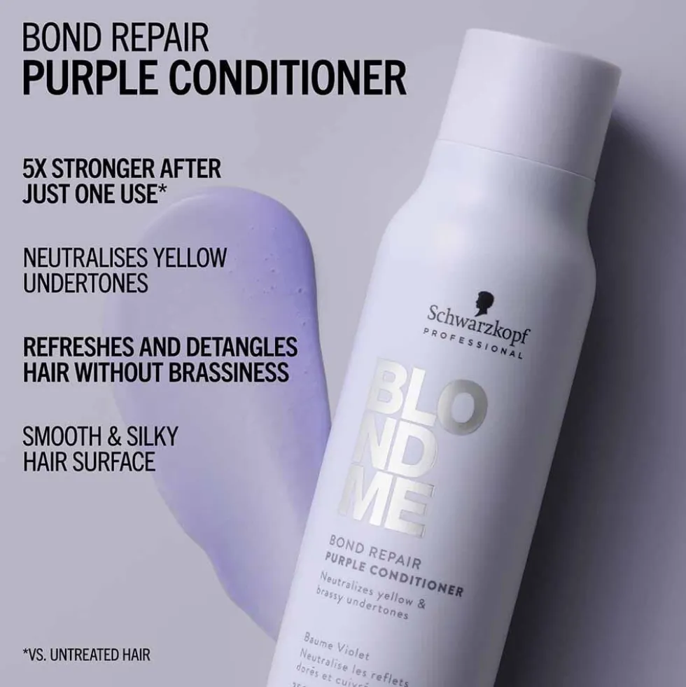 Schwarzkopf Professional BlondMe Bond Repair Purple Conditioner 250ml