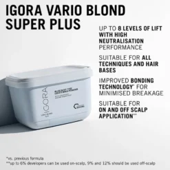 Schwarzkopf Professional Igora Vario Blond Plus Powder Lightener 450g
