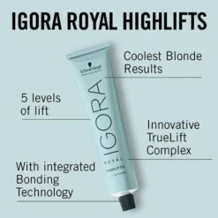 Schwarzkopf Professional Igora Royal Highlifts Permanent Hair Colour - 12-1 Special Blonde Cendré 60ml