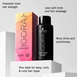 Schwarzkopf Professional Igora Vibrance Demi-Permanent Hair Colour - 9.5-1 Cendré Toner 60ml
