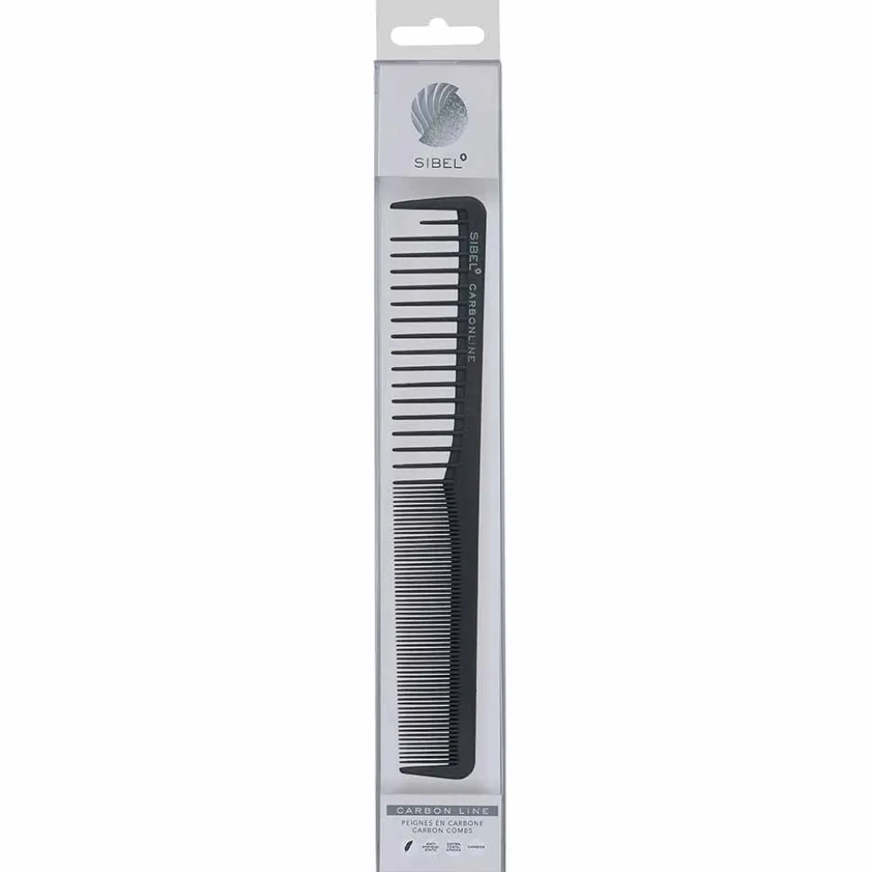 Sibel Carbon Line Dressing Antistatic Comb 18cm