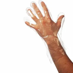 Sibel Clear Poly Gloves, Pack of 50