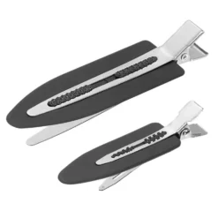 Sibel Creaseless Hair Clips Black, Pack of 4