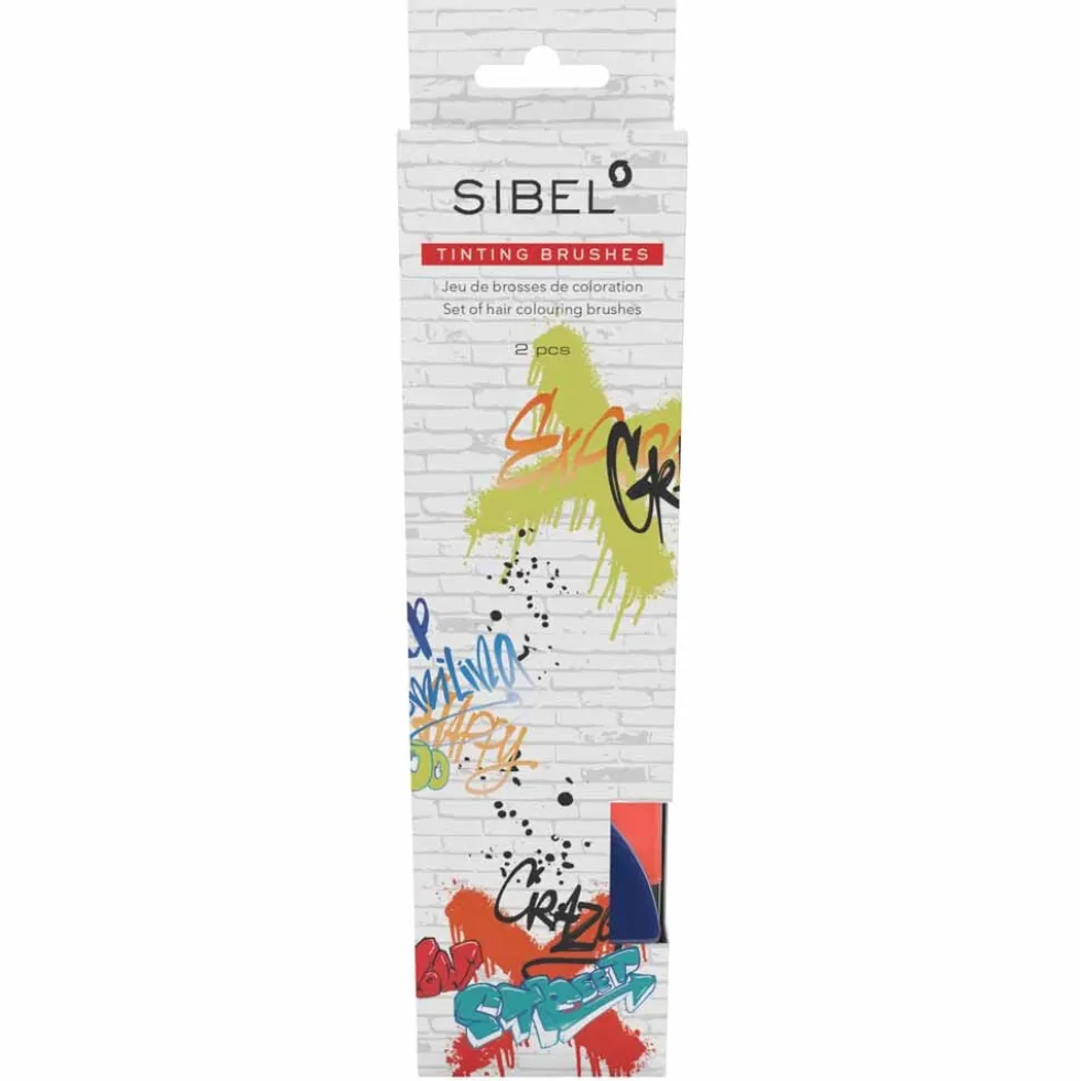 Sibel Graffiti Tinting Brushes Pack of 2