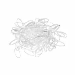 Sibel Micro-Braid Hair Ties 20mm Clear, Pack of 500