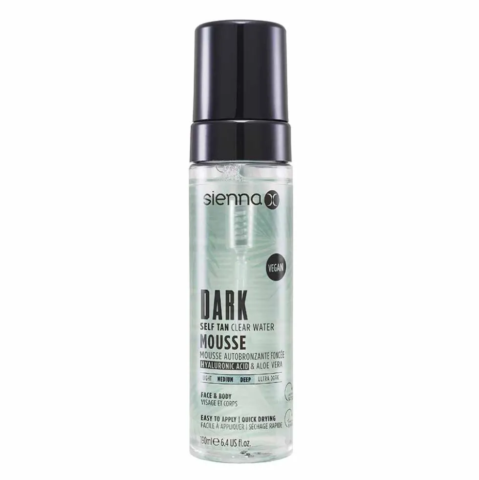 Sienna X Dark Self Tan Clear Water Mousse 150ml