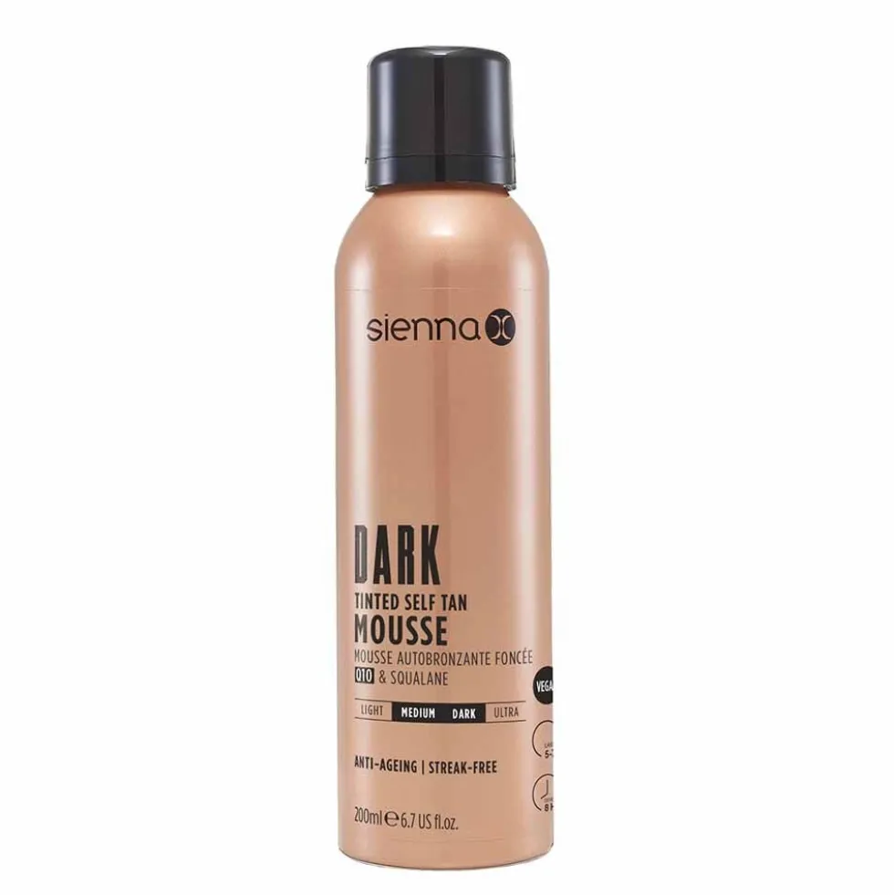Sienna X Dark Tinted Self Tan Mousse 200ml