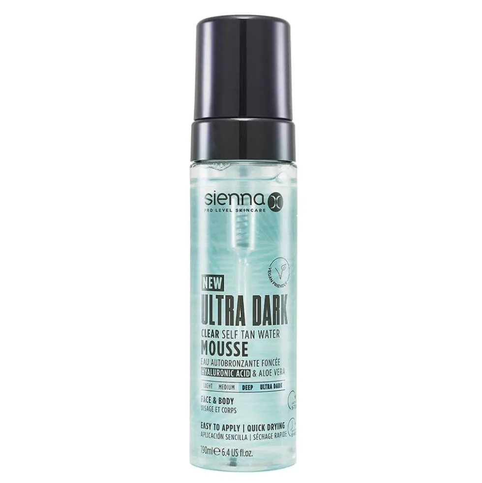 Sienna X Deep Ultra Dark Clear Self Tan Water Mousse 200ml