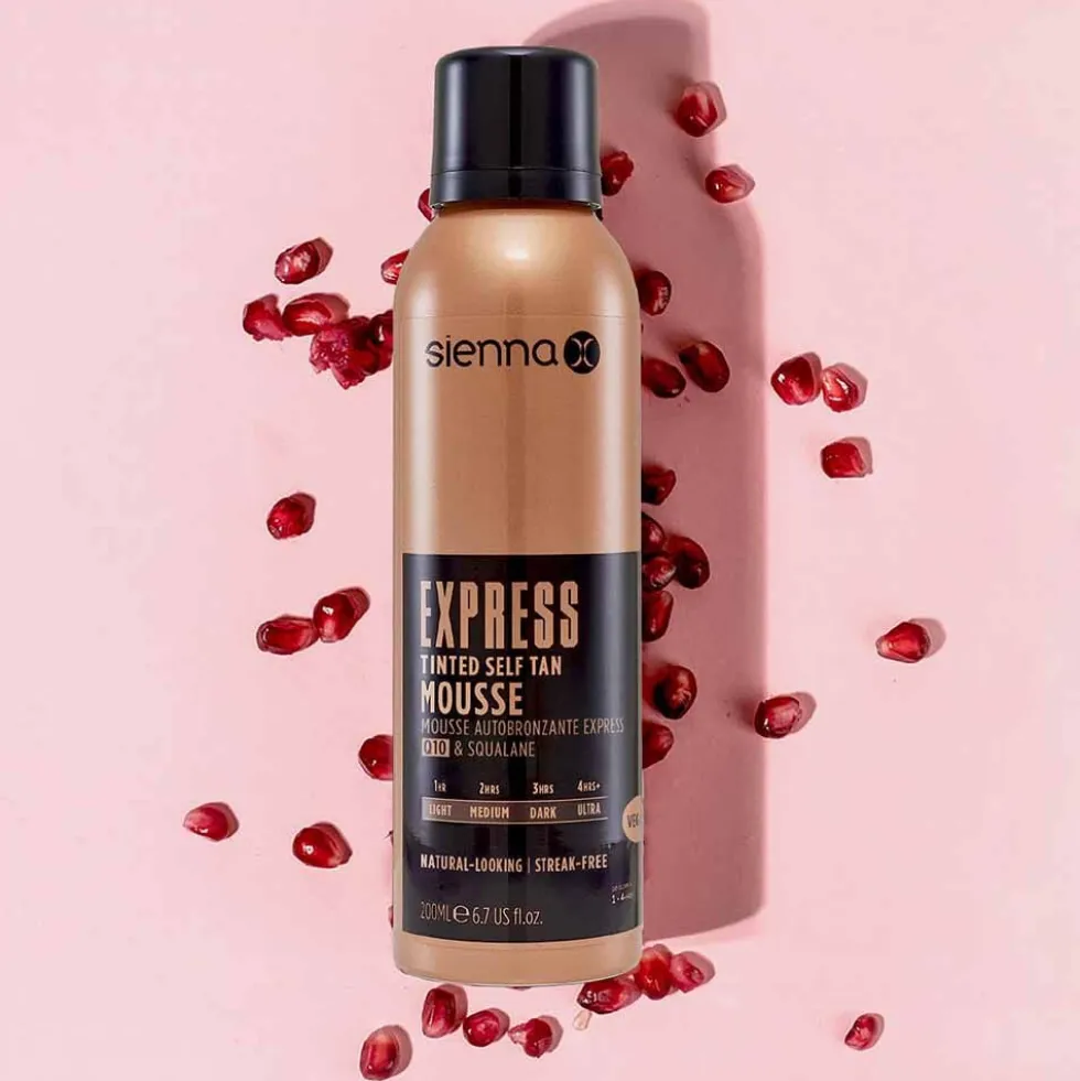 Sienna X Express Q10 Tinted Self Tan Mousse 200ml
