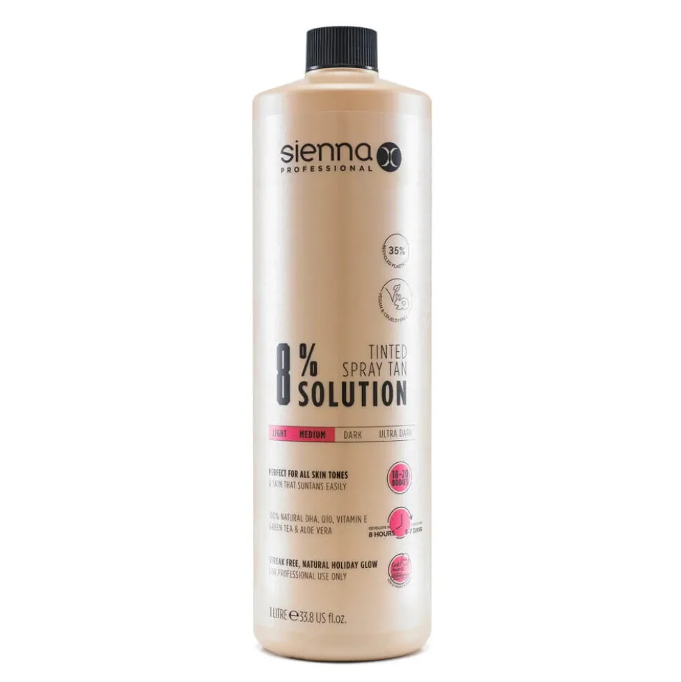 Sienna X Professional Tanning Solution 8% 1 Litre