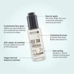 Sienna X Self Tan Concentrated Serum Drops 30ml