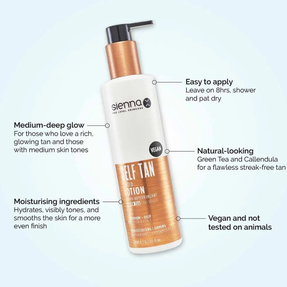 Sienna X Self Tan Tinted Lotion 200ml