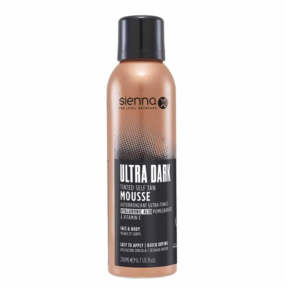 Sienna X Ultra Dark Tinted Self Tan Mousse 200ml