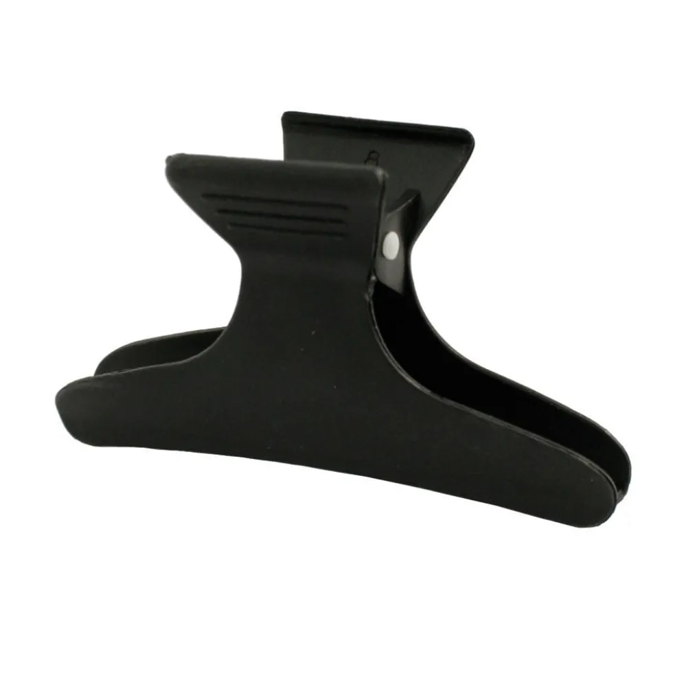 S-PRO Core Large Butterfly Clips Pack of 12 Black