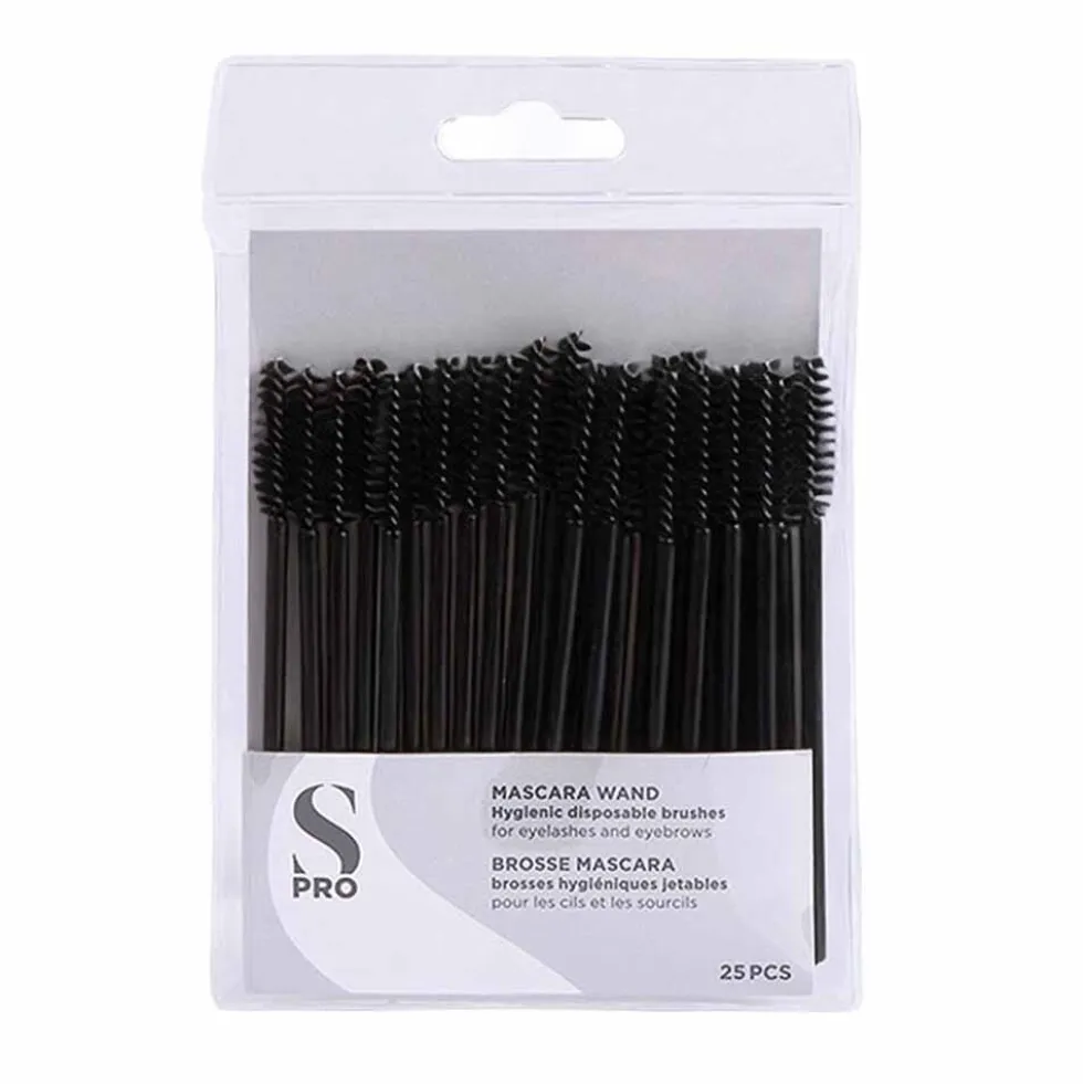S-PRO Disposable Mascara Wand, Pack of 25