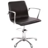 S-PRO Ellie Chrome Styling Chair