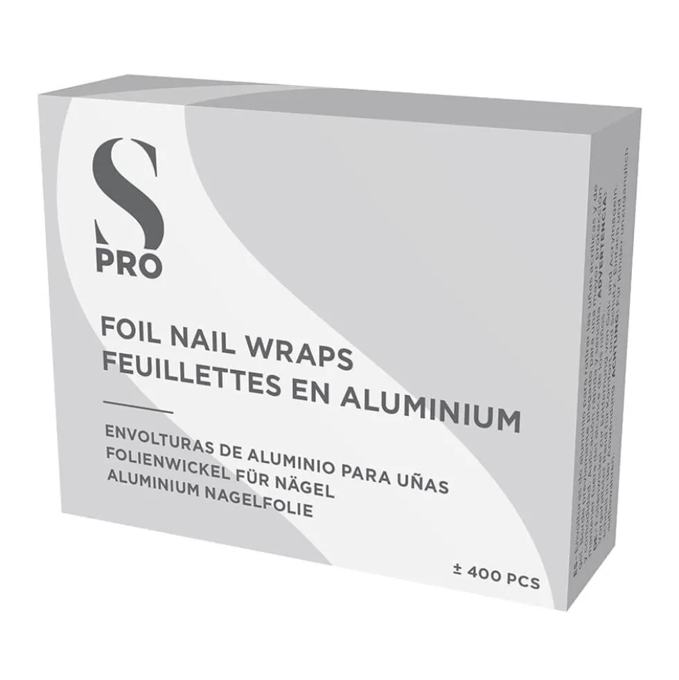 S-PRO Foil Nail Wraps, Pack of 400