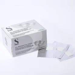 S-PRO Gel Remover Foil Nail Wraps, Pack of 100