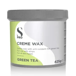 S-PRO Green Tea Creme Wax Pot, 425g
