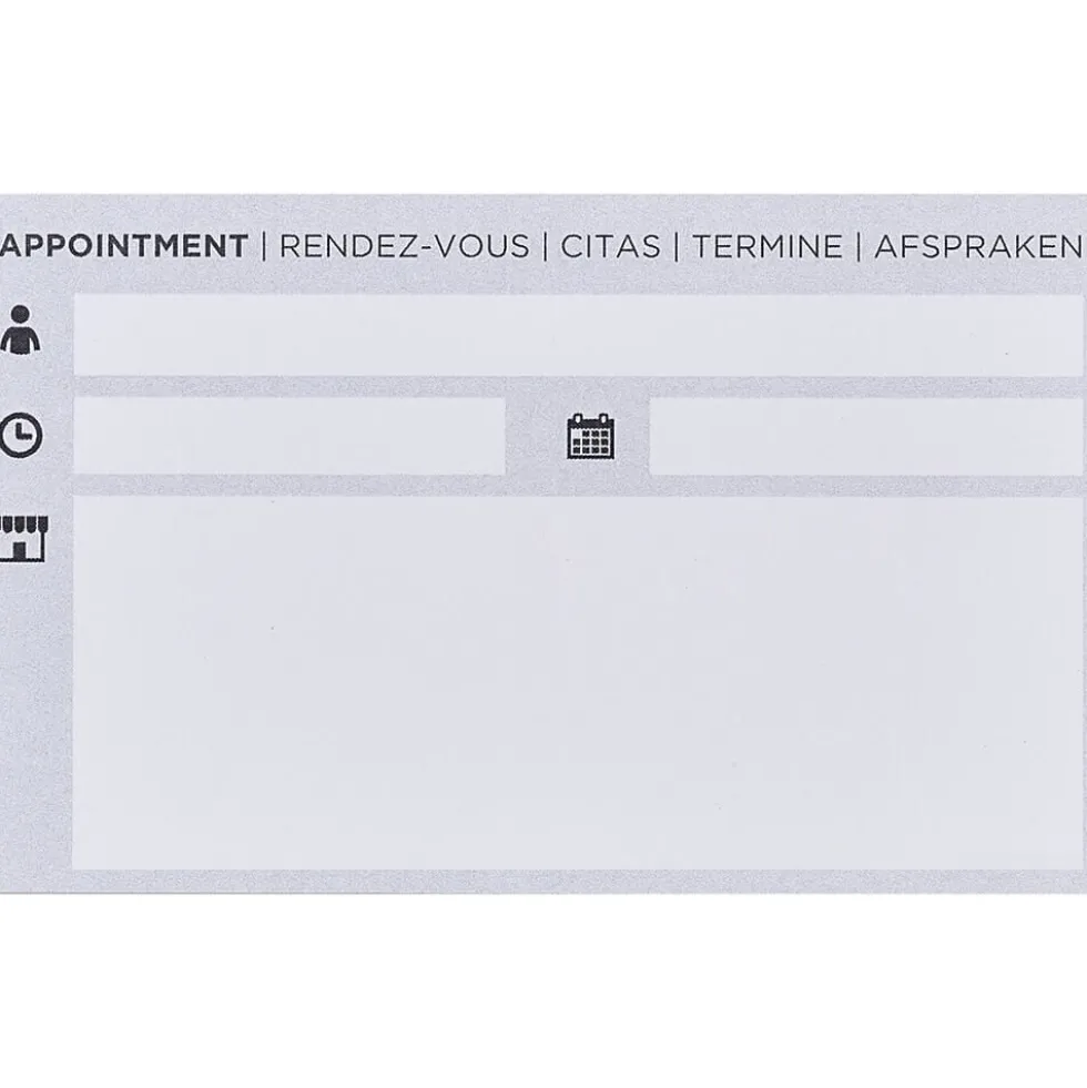 S-PRO Hair Appointment Cards, 1-pack