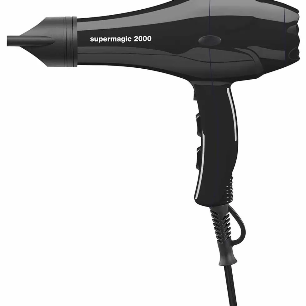 S-PRO Hairdryer Supermagic 2000 Black