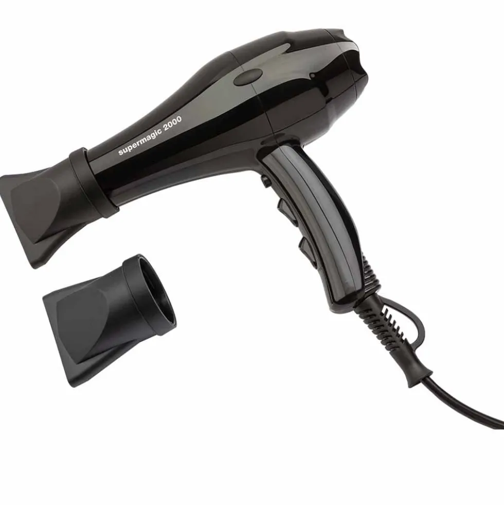 S-PRO Hairdryer Supermagic 2000 Black