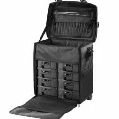 S-PRO Nail Artist Trolley Case - Black