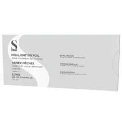 S-PRO Premium Highlighting Foil Strips, 18 microns, Long, 225mm x 100mm, Pack of 100